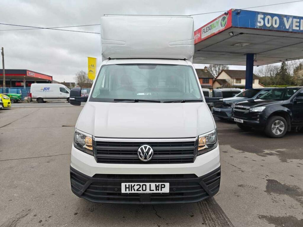 Volkswagen Crafter 2.0 Tdi Cr35 Startline Flat Frame Chassis Cab White #2