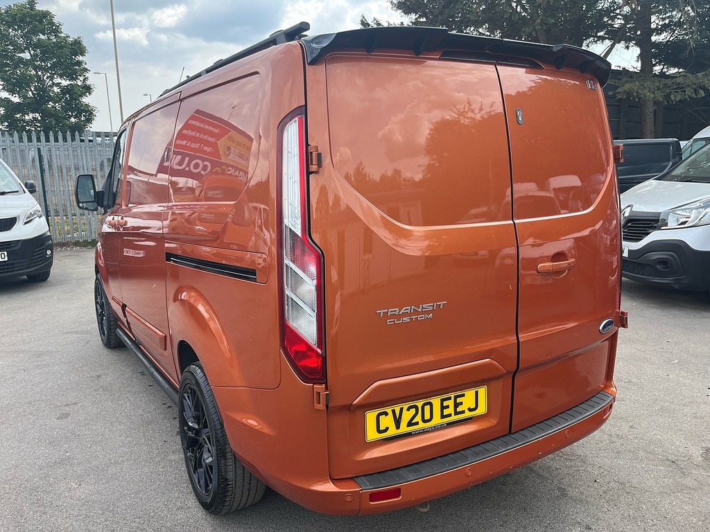 Ford Transit Custom 2.0 300 Ecoblue Trend Panel Van CV20EEJ Orange #3
