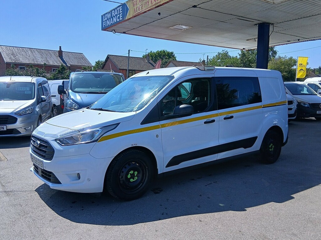 Ford Transit Connect 1.5 230 Ecoblue Trend Crew Van Double Cab 6Dr Dies YP69SYO White #4