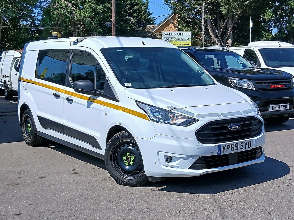 Ford Transit Connect 1.5 230 Ecoblue Trend Crew Van Double Cab 6Dr Dies White