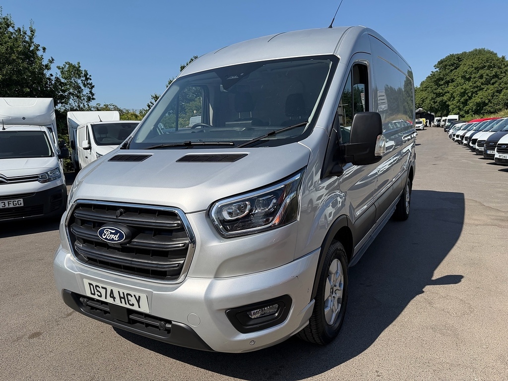Ford Transit Custom 2.0 350 Ecoblue Limited Panel Van Manua DS74HCY Silver #3