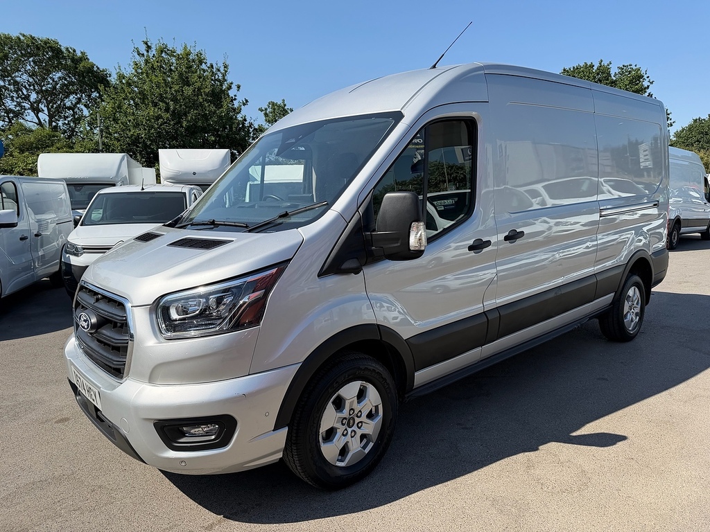 Ford Transit Custom 2.0 350 Ecoblue Limited Panel Van Manua DS74HCY Silver #4