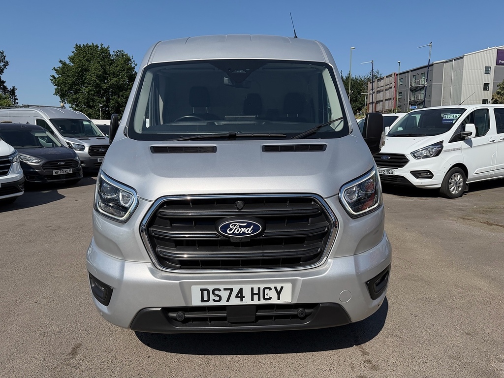 Ford Transit Custom 2.0 350 Ecoblue Limited Panel Van Manua DS74HCY Silver #2