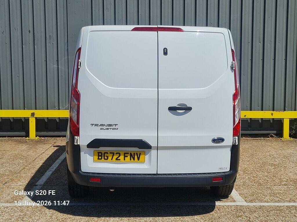Ford Transit Custom 2.0 280 Ecoblue Leader Crew Van Double Cab Die BG72FNV White #4