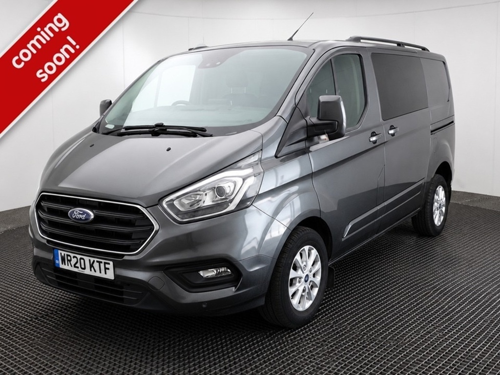 Ford Transit Custom 2.0 320 Ecoblue Limited Crew Van Double Cab Di Grey