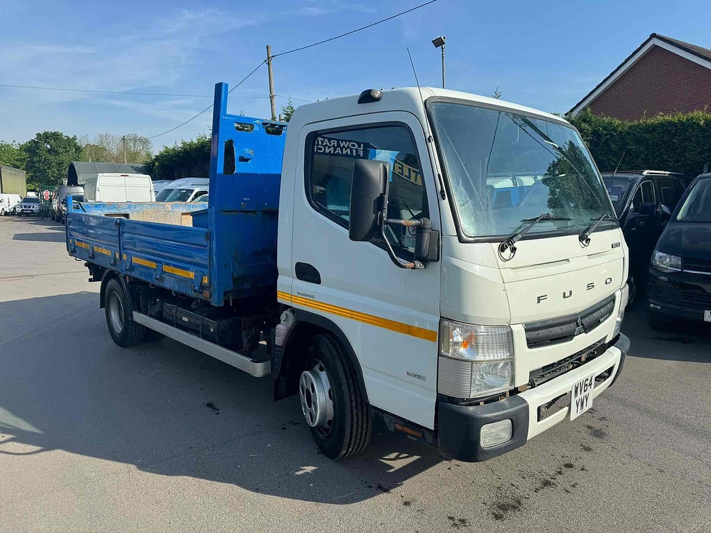 Mitsubishi Fuso Canter Swb 2.3 Tipper White #4