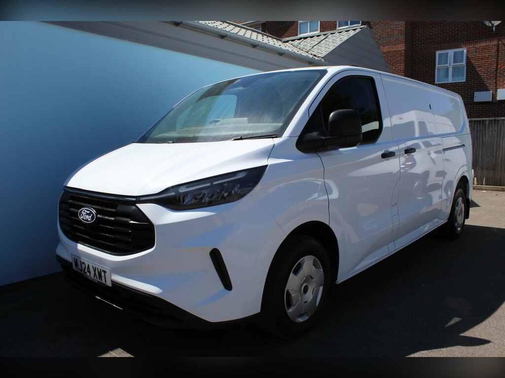 Ford Transit Custom 2.0 300 Ecoblue Trend Panel Van White #4