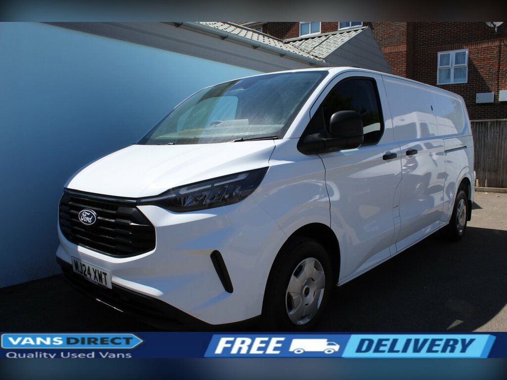 Ford Transit Custom 2.0 300 Ecoblue Trend Panel Van White