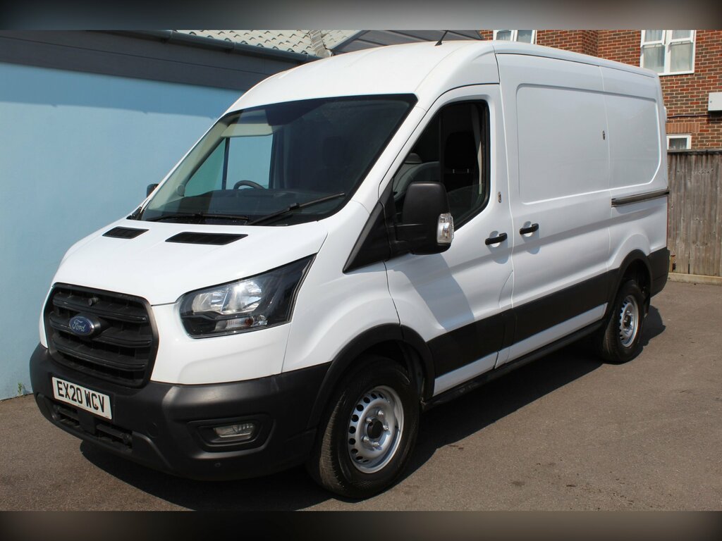 Ford Transit Custom 2.0 330 Ecoblue Leader Panel Van White