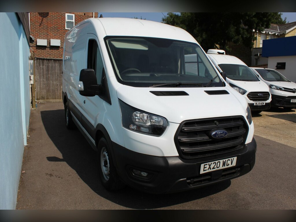 Ford Transit Custom 2.0 330 Ecoblue Leader Panel Van White #4