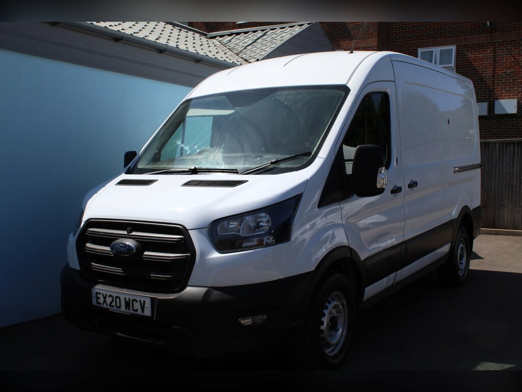 Ford Transit Custom 2.0 330 Ecoblue Leader Panel Van White