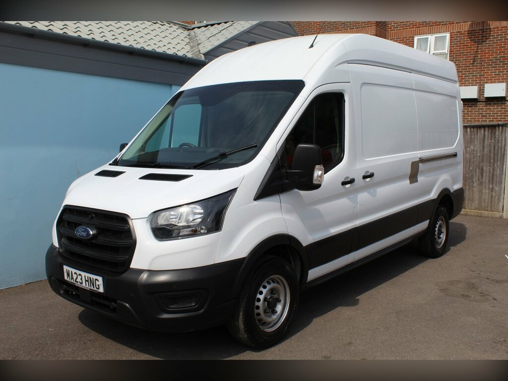 Ford Transit Custom 2.0 350 Ecoblue Leader Panel Van MA23HNG White #3