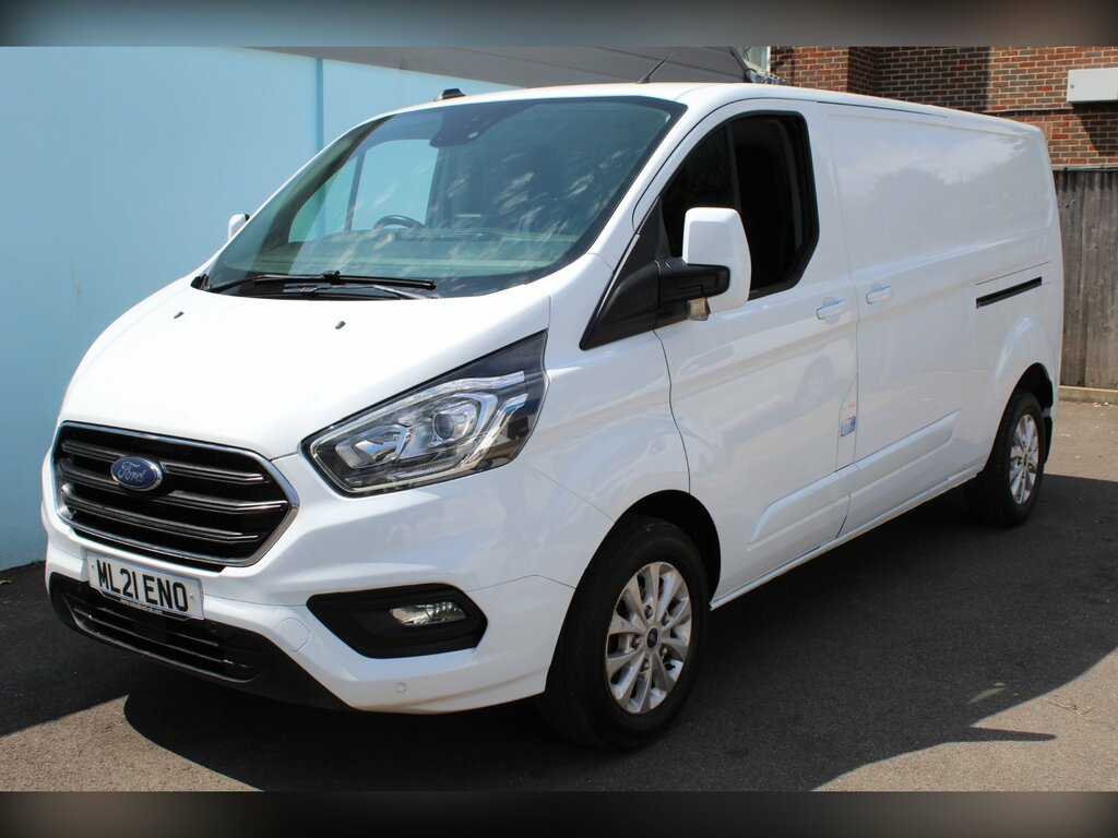 Ford Transit Custom 2.0 300 Ecoblue Limited Panel Van Manua ML21ENO White #3