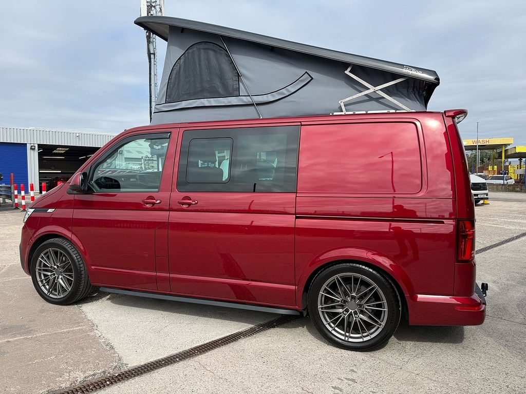 Volkswagen Transporter Tdi T30 Highline FY72UEN Red #3