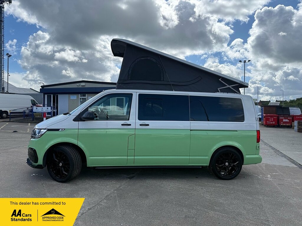 Volkswagen Transporter Tdi T28 Camper Lwb AF21TVV Green #5