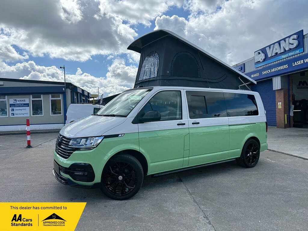 Volkswagen Transporter Tdi T28 Camper Lwb AF21TVV Green #4
