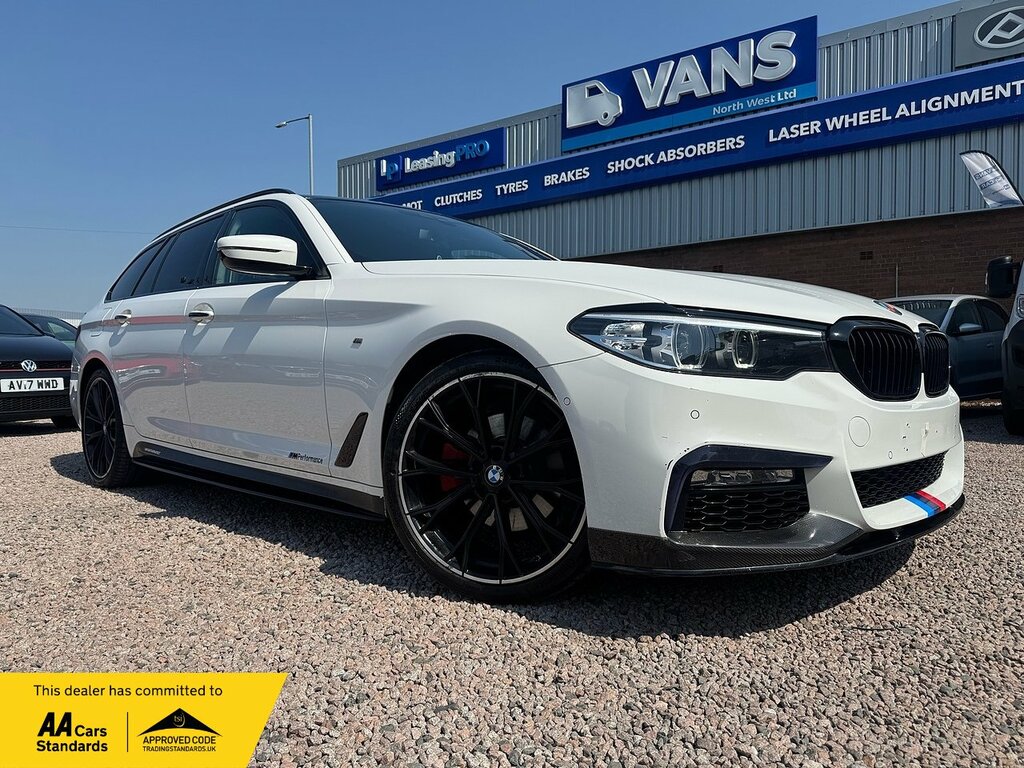 BMW 5 Series 520D M Sport White