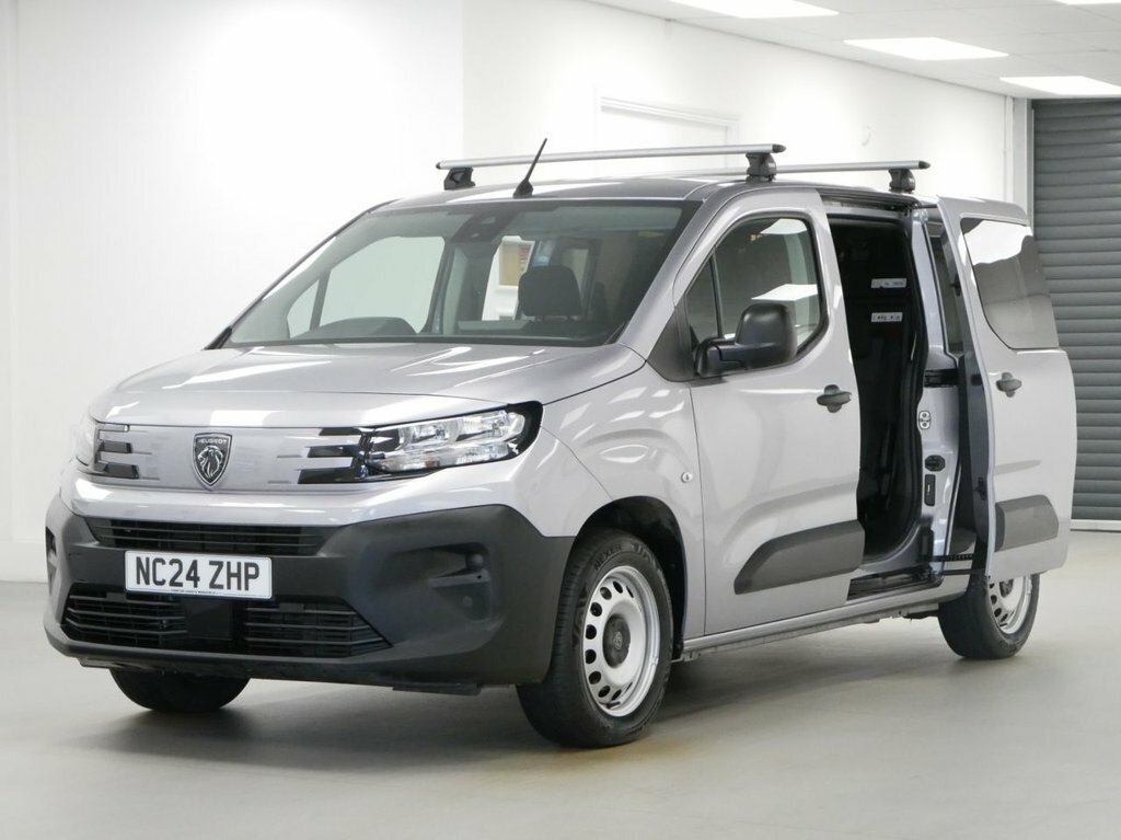 Peugeot Partner 1.5L Bluehdi 850 Professional Long Crew Van Double Grey