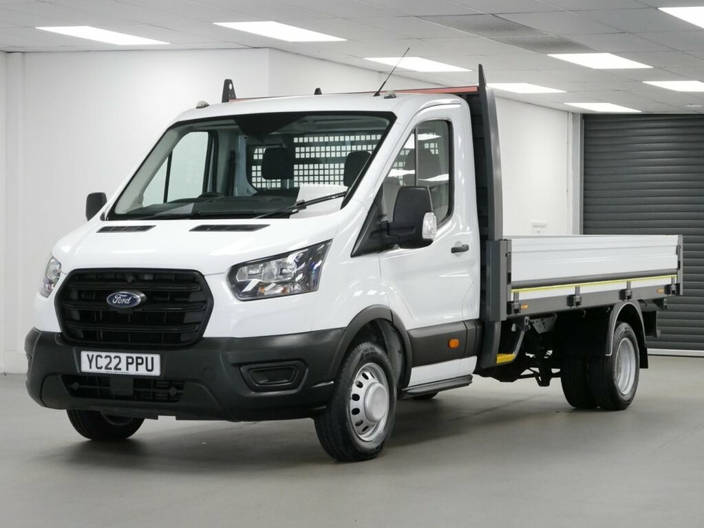Ford Transit Custom 2L 2.0 350 Ecoblue Leader Chassis Cab M White