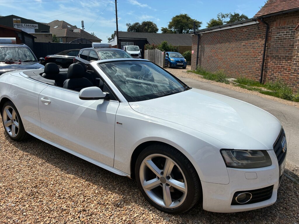 Audi A5 2.0 Tdi S Line Convertible Euro White
