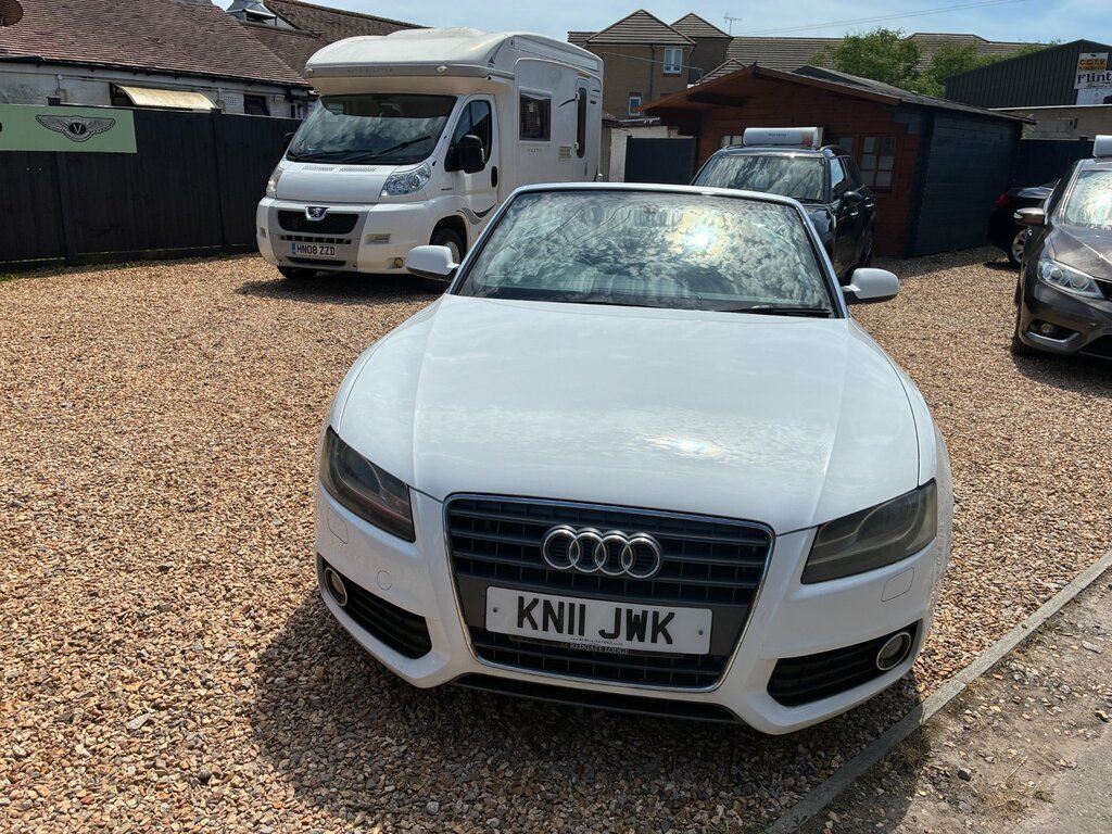Audi A5 2.0 Tdi S Line Convertible Euro KN11JWK White #6