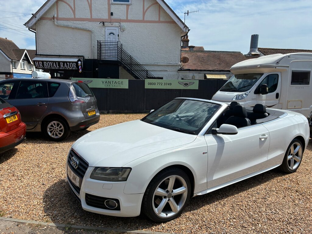 Audi A5 2.0 Tdi S Line Convertible Euro KN11JWK White #5