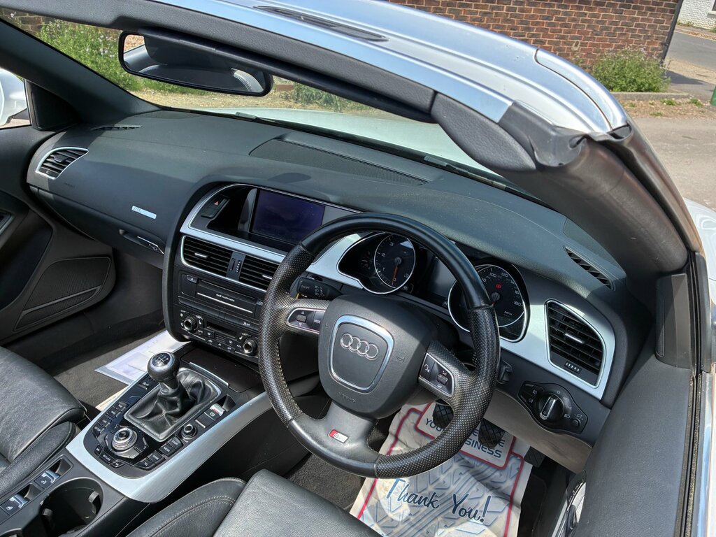 Audi A5 Convertible White #13