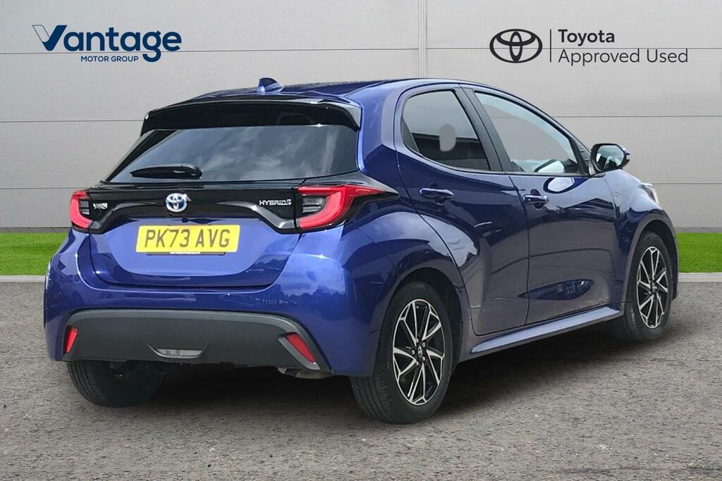 Toyota Yaris 1.5 Vvt-h Design E-cvt Euro 6 Ss PK73AVG Blue #2