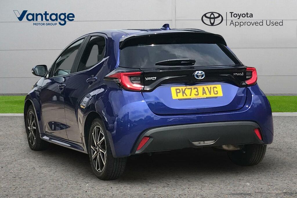 Toyota Yaris 1.5 Vvt-h Design E-cvt Euro 6 Ss PK73AVG Blue #4