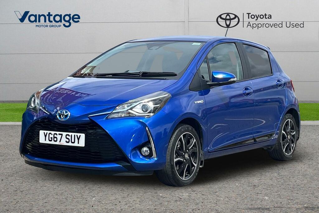 Toyota Yaris 1.5 Vvt-h Design Hatchback Hybrid E-cvt YG67SUY Blue #3
