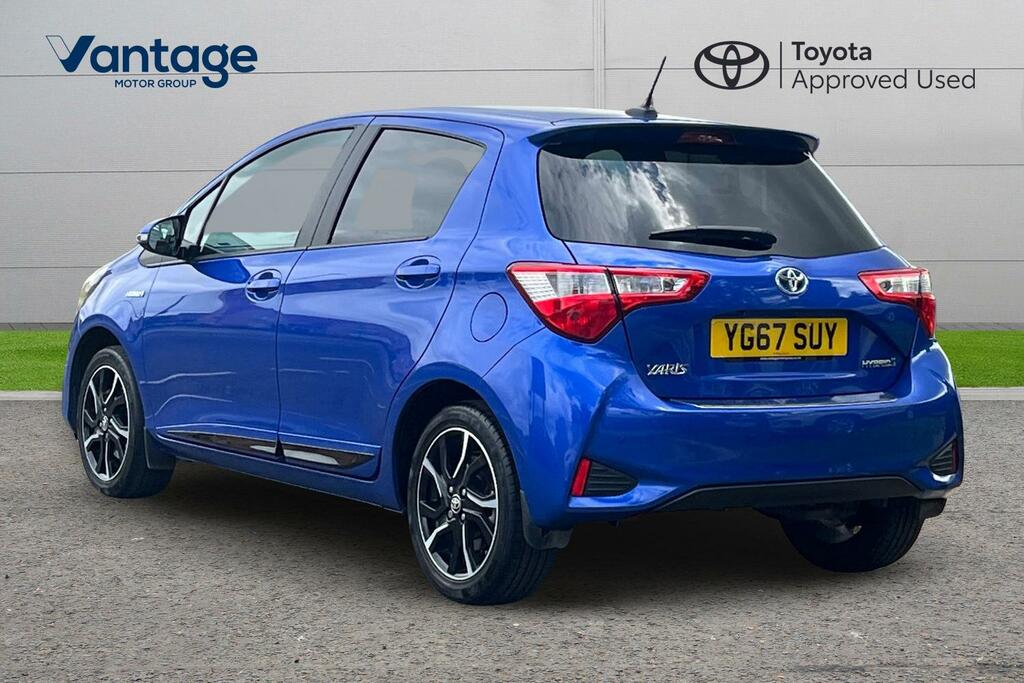 Toyota Yaris 1.5 Vvt-h Design Hatchback Hybrid E-cvt YG67SUY Blue #4