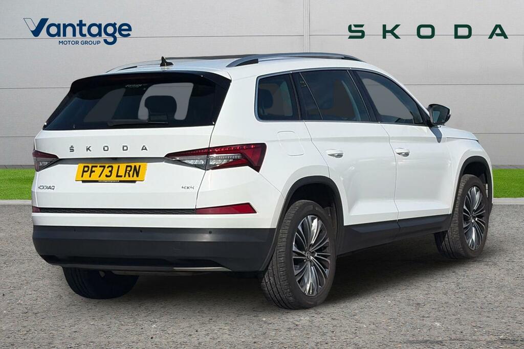 Skoda Kodiaq 2.0 Tsi 190 Se L Executive 4X4 Dsg 7 Seat PF73LRN White #3