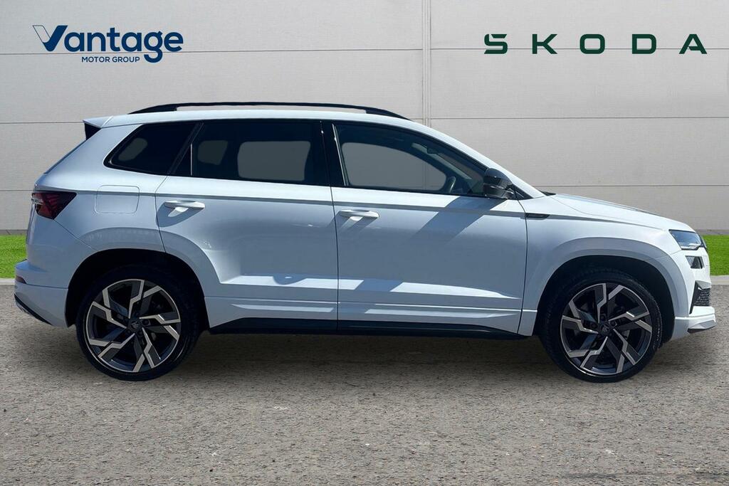 Skoda Karoq 1.5 Tsi Sportline Edition Dsg KP75AHC White #2