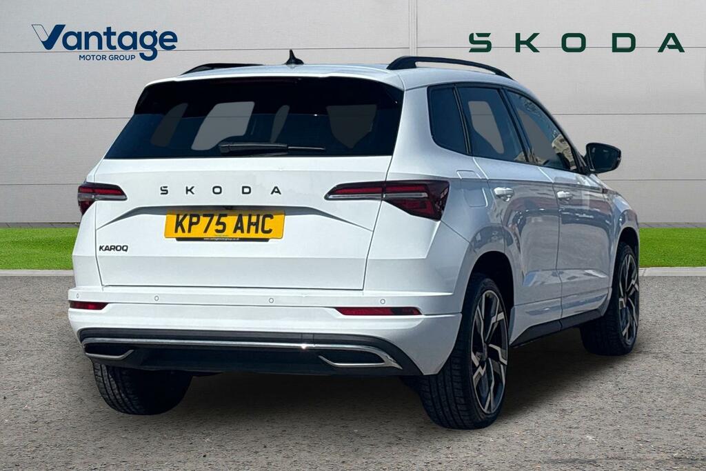 Skoda Karoq 1.5 Tsi Sportline Edition Dsg KP75AHC White #3