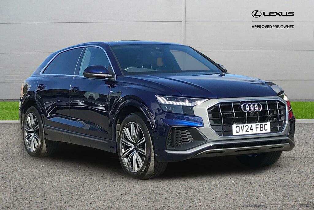 Audi Q8 3.0 Tfsi V6 55 S Line Tiptronic Quattro Euro 6 S Blue