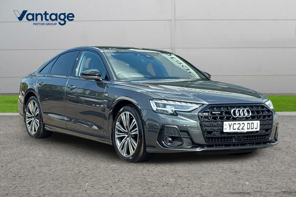 Audi A8 3.0 Tdi V6 50 Black Edition Saloon Tipt Grey