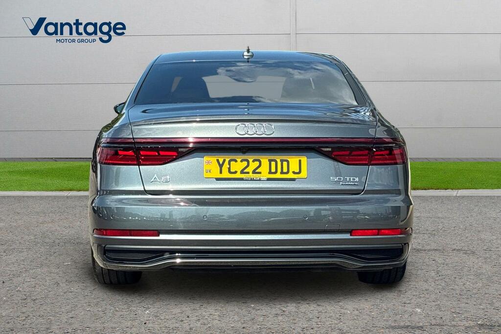 Audi A8 3.0 Tdi V6 50 Black Edition Saloon Tipt Grey #4