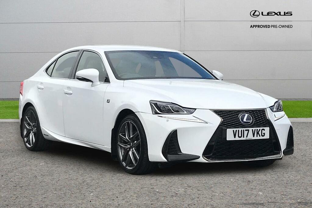 Lexus IS 2.5 300H F Sport E-cvt Euro 6 Ss White