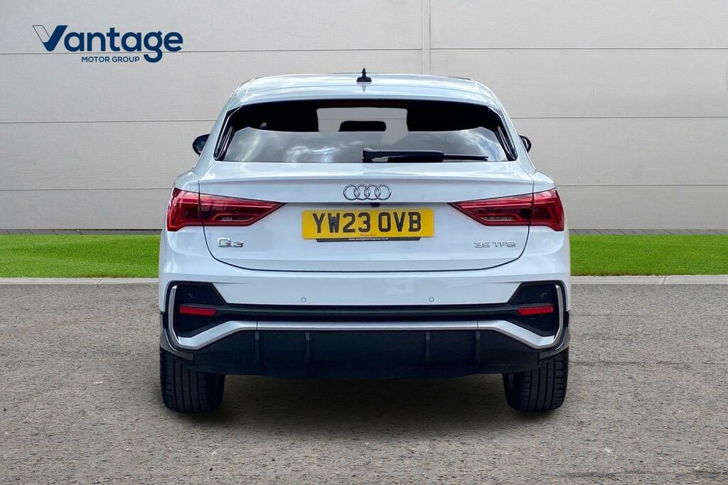 Audi Q3 1.5 Tfsi Cod 35 S Line Sportback S Tron YW23OVB White #4