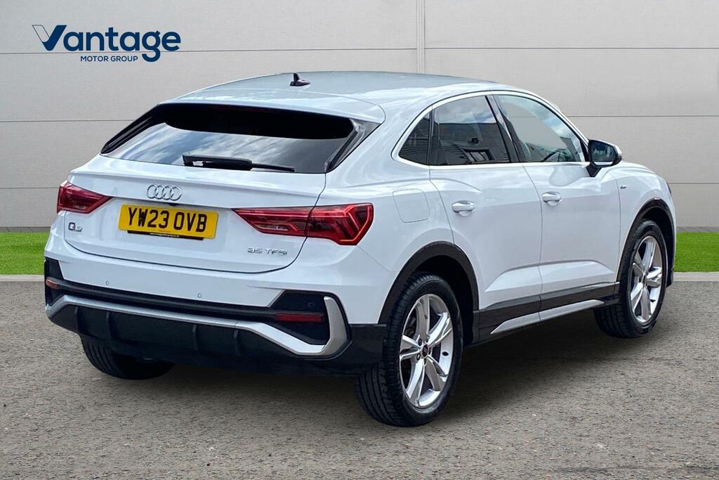 Audi Q3 1.5 Tfsi Cod 35 S Line Sportback S Tron YW23OVB White #3