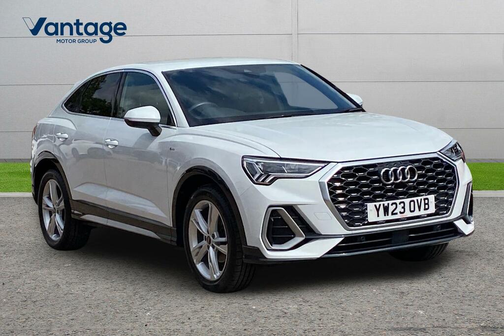 Audi Q3 1.5 Tfsi Cod 35 S Line Sportback S Tron YW23OVB White