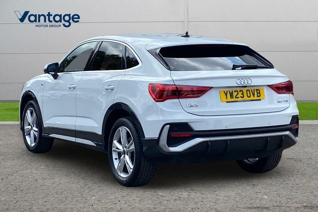 Audi Q3 1.5 Tfsi Cod 35 S Line Sportback S Tron YW23OVB White #5