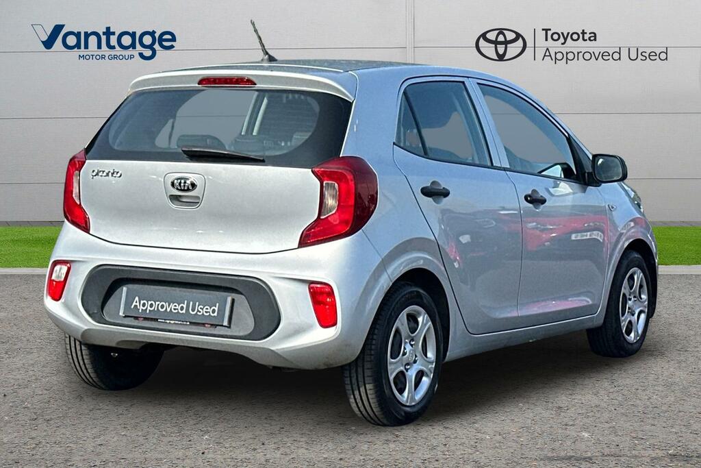 Kia Picanto 1.0 1 Euro 6 PJ18VYD Silver #2
