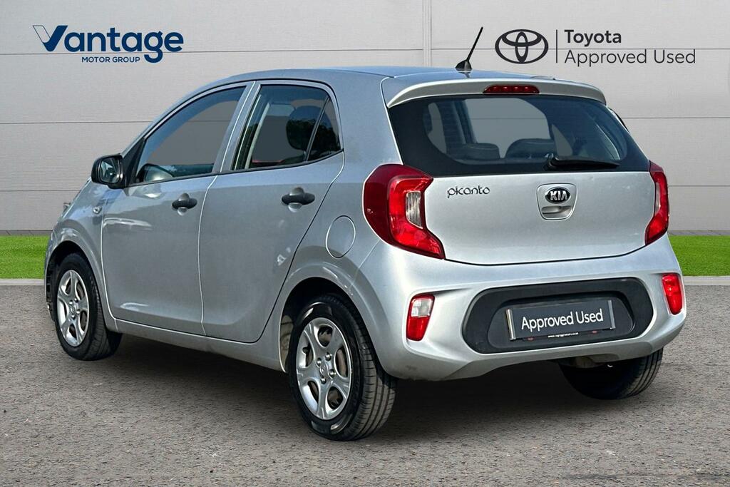 Kia Picanto 1.0 1 Euro 6 PJ18VYD Silver #4