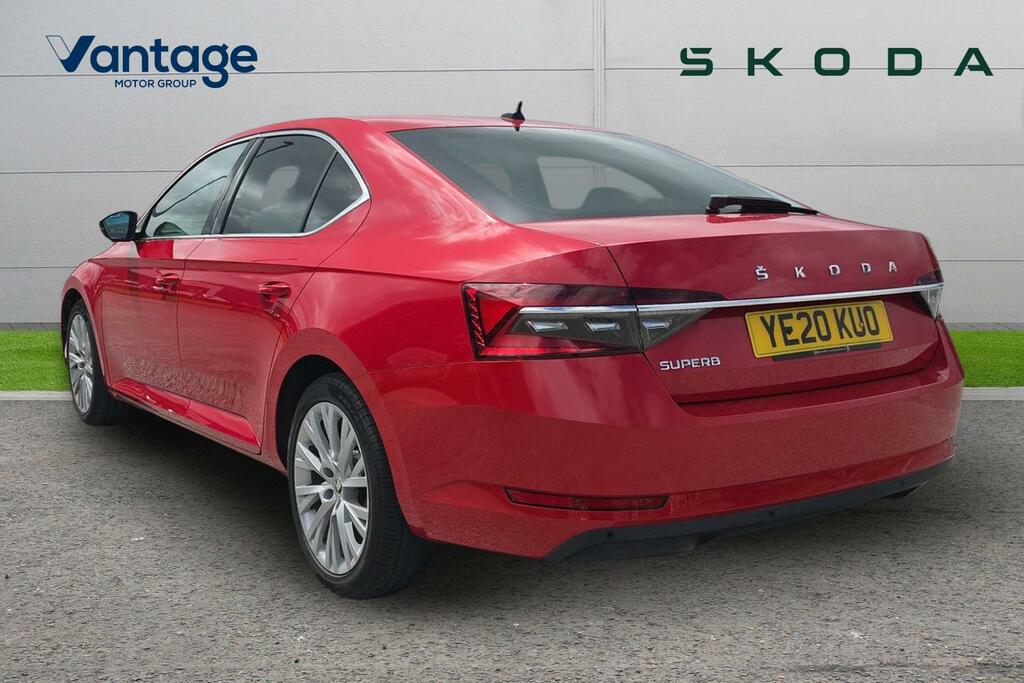Skoda Superb 2.0 Tdi Cr Se L Dsg Red #5