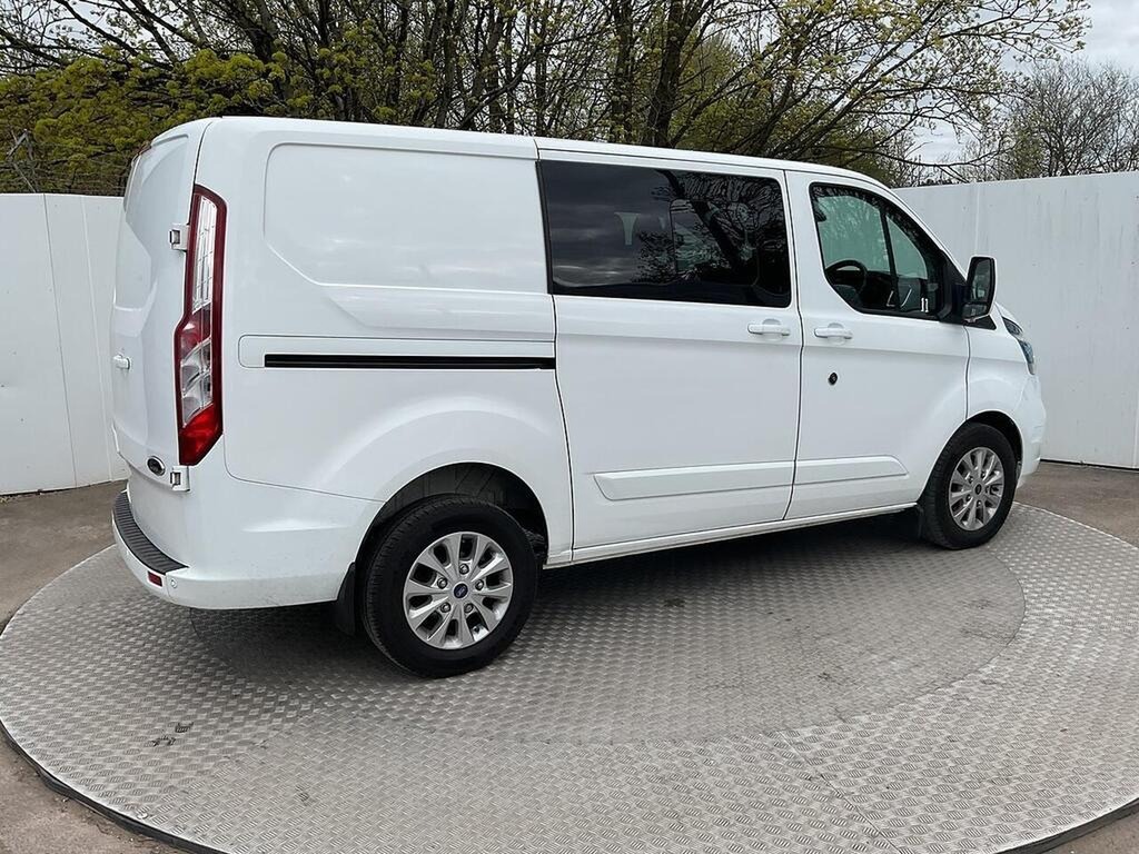 Ford Transit Custom 2.0 Ecoblue 130Ps Low Roof Dcab Limited Van White #2