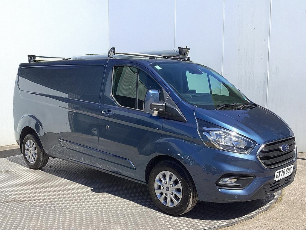 Ford Transit Custom 340 Limited L2 H1 2.0 Ecoblue Hybrid 130Ps Blue