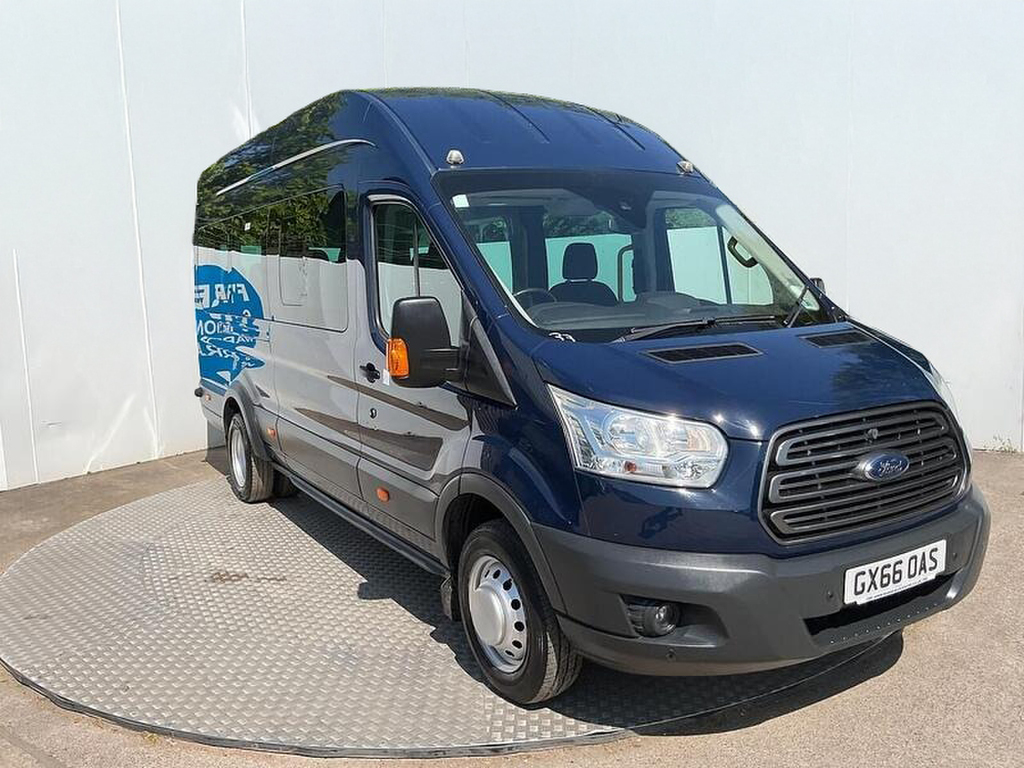 Ford Transit Custom 18 Seater Trend L4h3 Rwd 2.2 Tdci 125Ps Blue