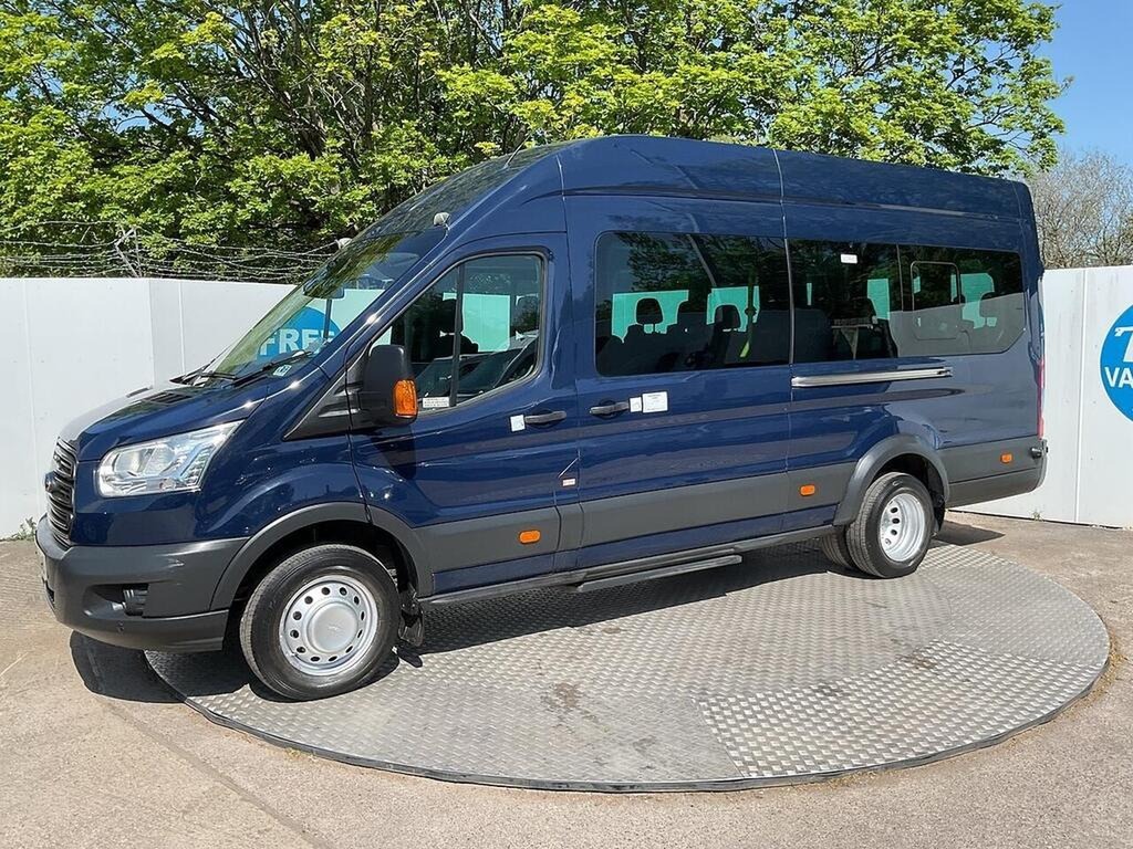 Ford Transit Custom 18 Seater Trend L4h3 Rwd 2.2 Tdci 125Ps Blue #4