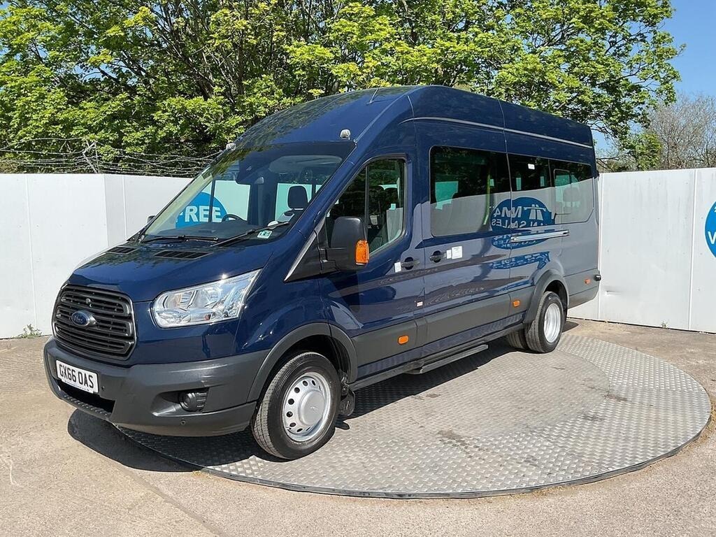 Ford Transit Custom 18 Seater Trend L4h3 Rwd 2.2 Tdci 125Ps Blue #3